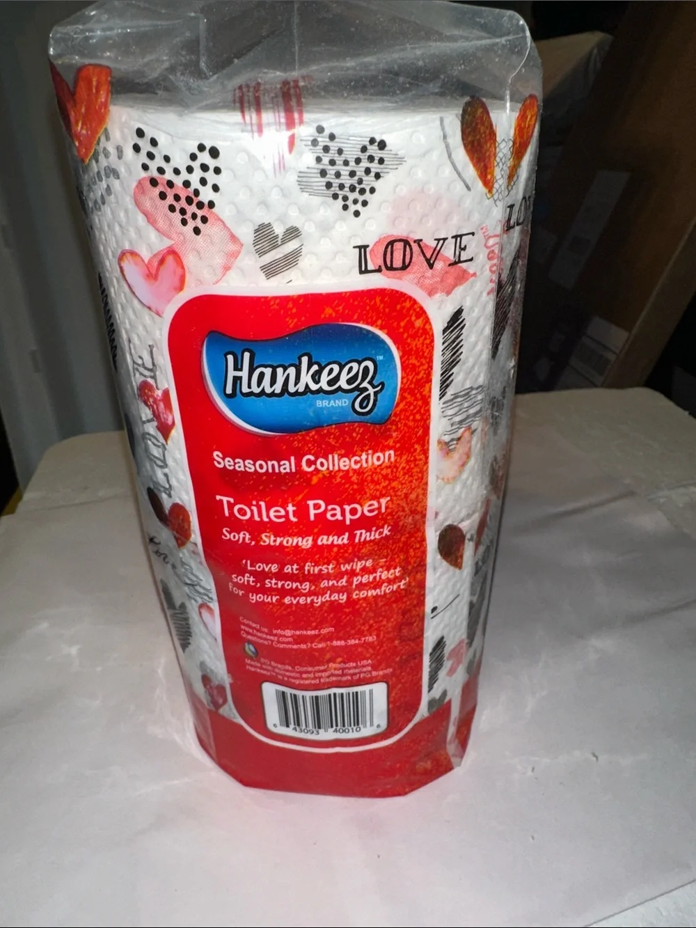 Valentine 4-Pack Toilet Paper